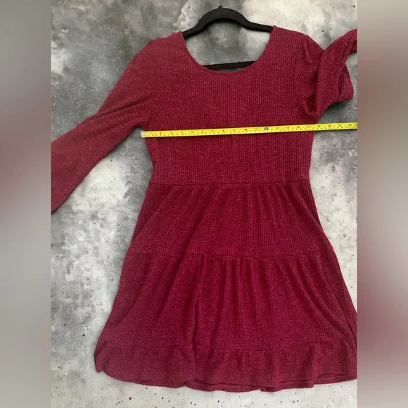 ❌❌SOLD❌❌ Autumnal Red Babydoll Dress by Xtraordinary - Size L - Picture 7 of 7